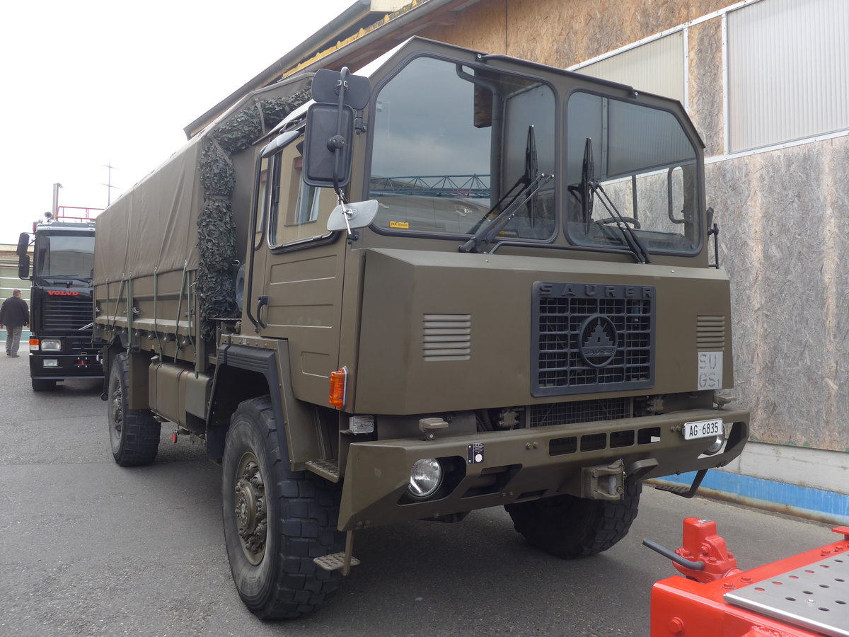 (192'372) - Saurer - AG 6835 - am 5. Mai 2018 in Attikon, Wegm�ller