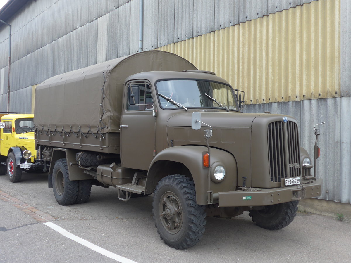 (192'374) - Wegm�ller, Attikon - ZH 166'789 - Saurer am 5. Mai 2018 in Attikon, Wegm�ller