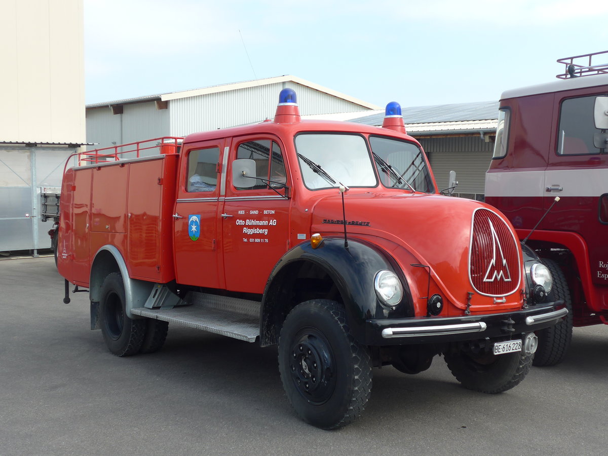 (192'404) - B�hlmann, Riggisberg - BE 616'228 - Magirus-Deutz am 5. Mai 2018 in Attikon, Wegm�ller