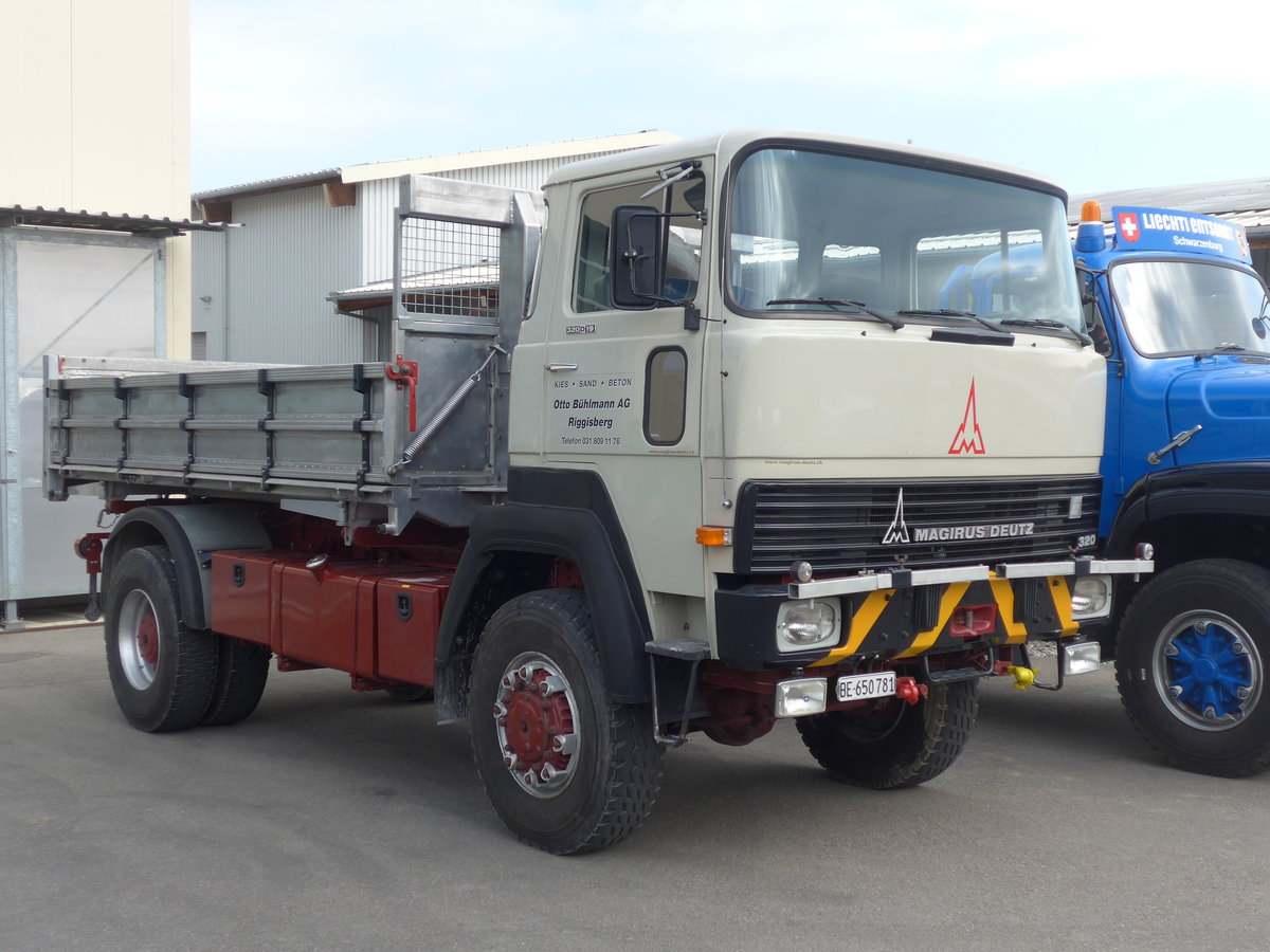 (192'405) - B�hlmann, Riggisberg - BE 650'781 - Magirus-Deutz am 5. Mai 2018 in Attikon, Wegm�ller