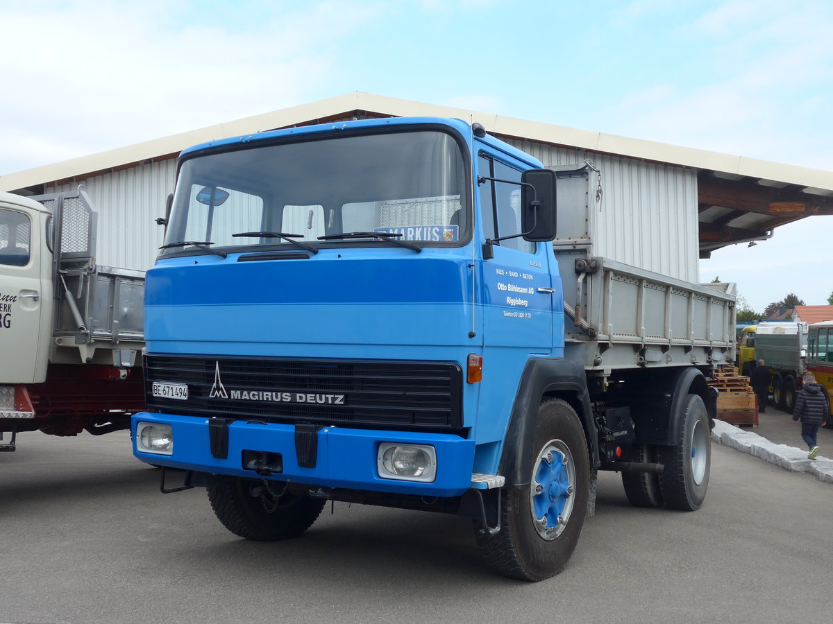 (192'414) - B�hlmann, Riggisberg - BE 671'494 - Magirus-Deutz am 5. Mai 2018 in Attikon, Wegm�ller