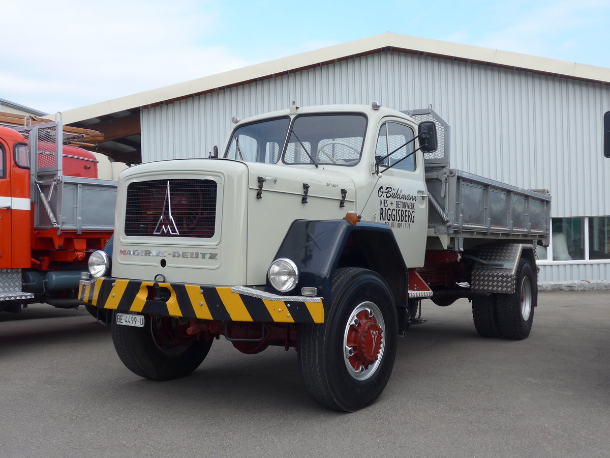 (192'415) - B�hlmann, Riggisberg - BE 4499 U - Magirus-Deutz am 5. Mai 2018 in Attikon, Wegm�ller