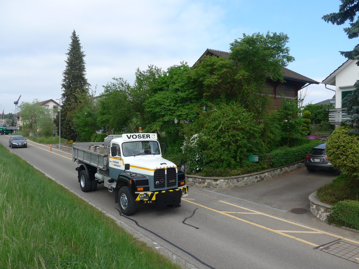 (192'434) - Voser, Henau - SG 61'861 - Saurer am 5. Mai 2018 in Attikon, Bahnstrasse
