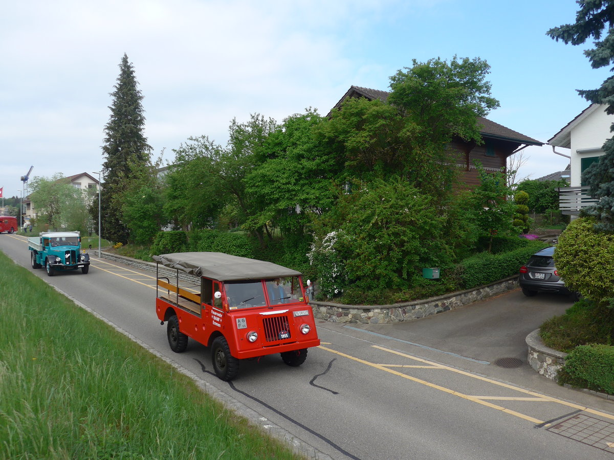 (192'437) - Feuerwehr, Emmen - TG 195'537 - Mowag am 5. Mai 2018 in Attikon, Bahnstrasse