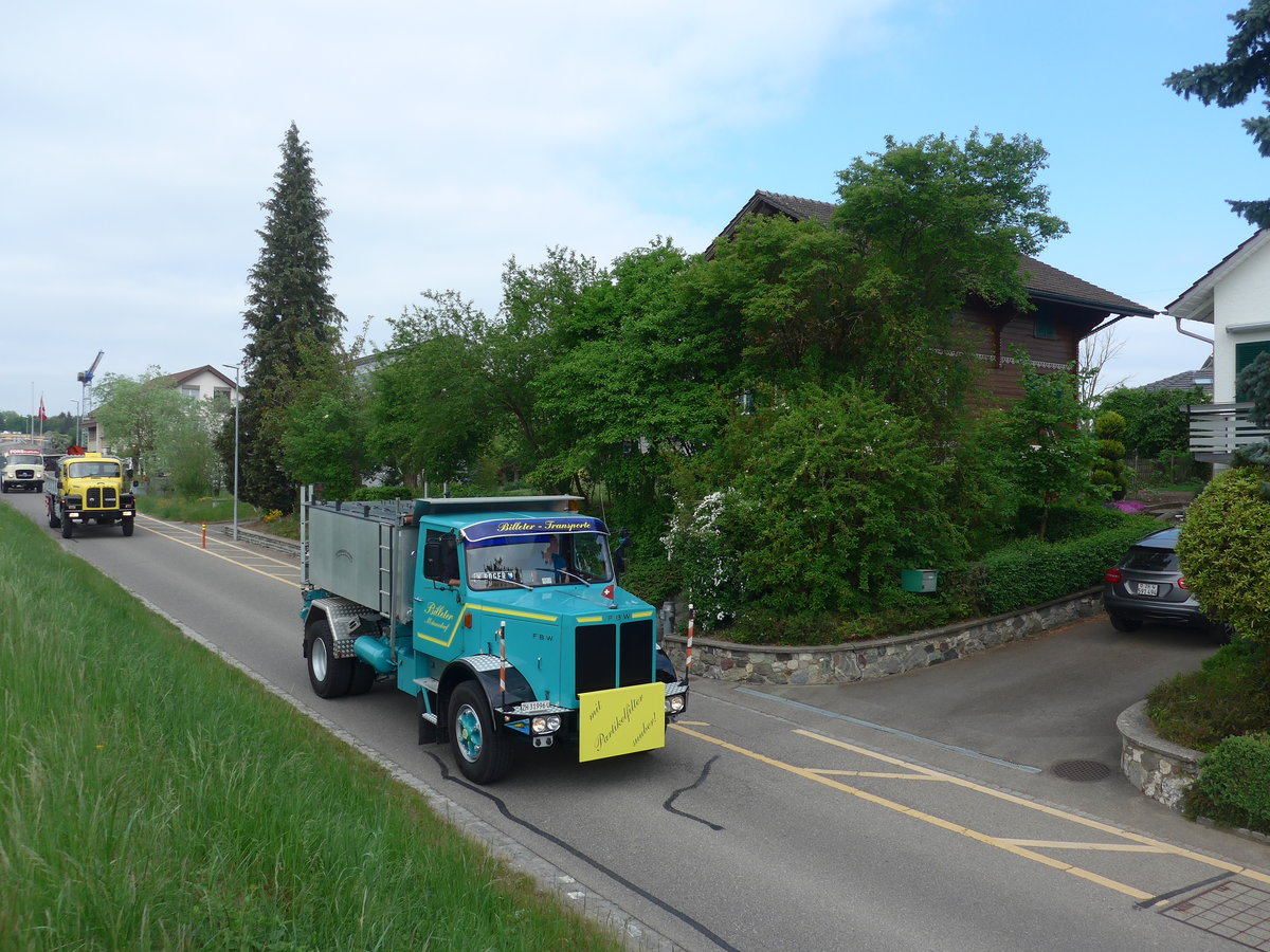 (192'447) - Billeter, M�nnedorf - ZH 31'996 U - FBW am 5. Mai 2018 in Attikon, Bahnstrasse