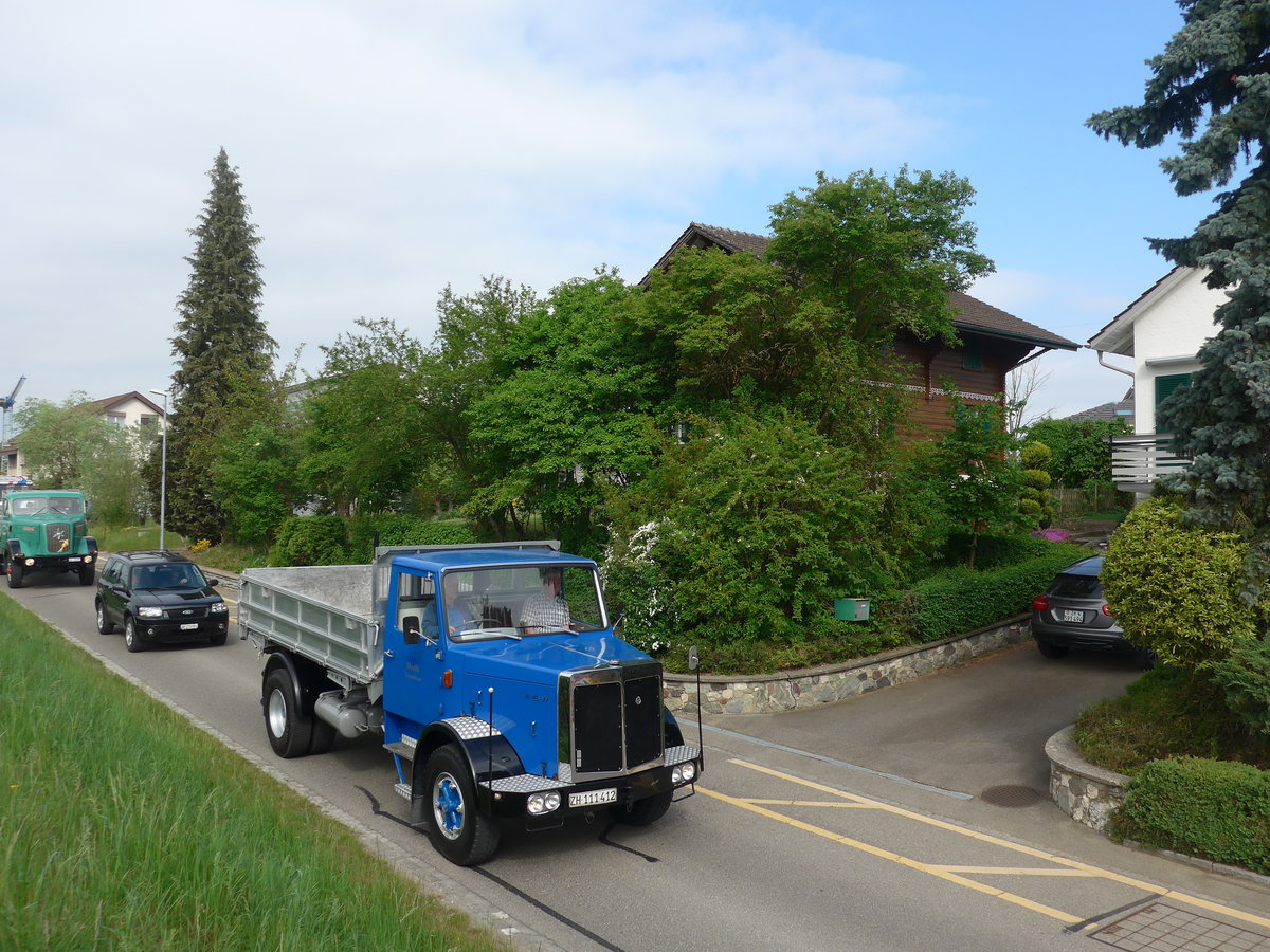 (192'467) - Roth, D�rnten - ZH 111'412 - FBW am 5. Mai 2018 in Attikon, Bahnstrasse 