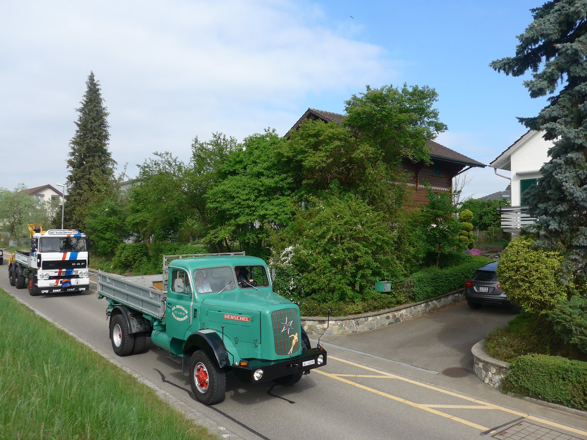 (192'468) - Hegglin, Villmergen - AG 45'098 - Henschel am 5. Mai 2018 in Attikon, Bahnstrasse