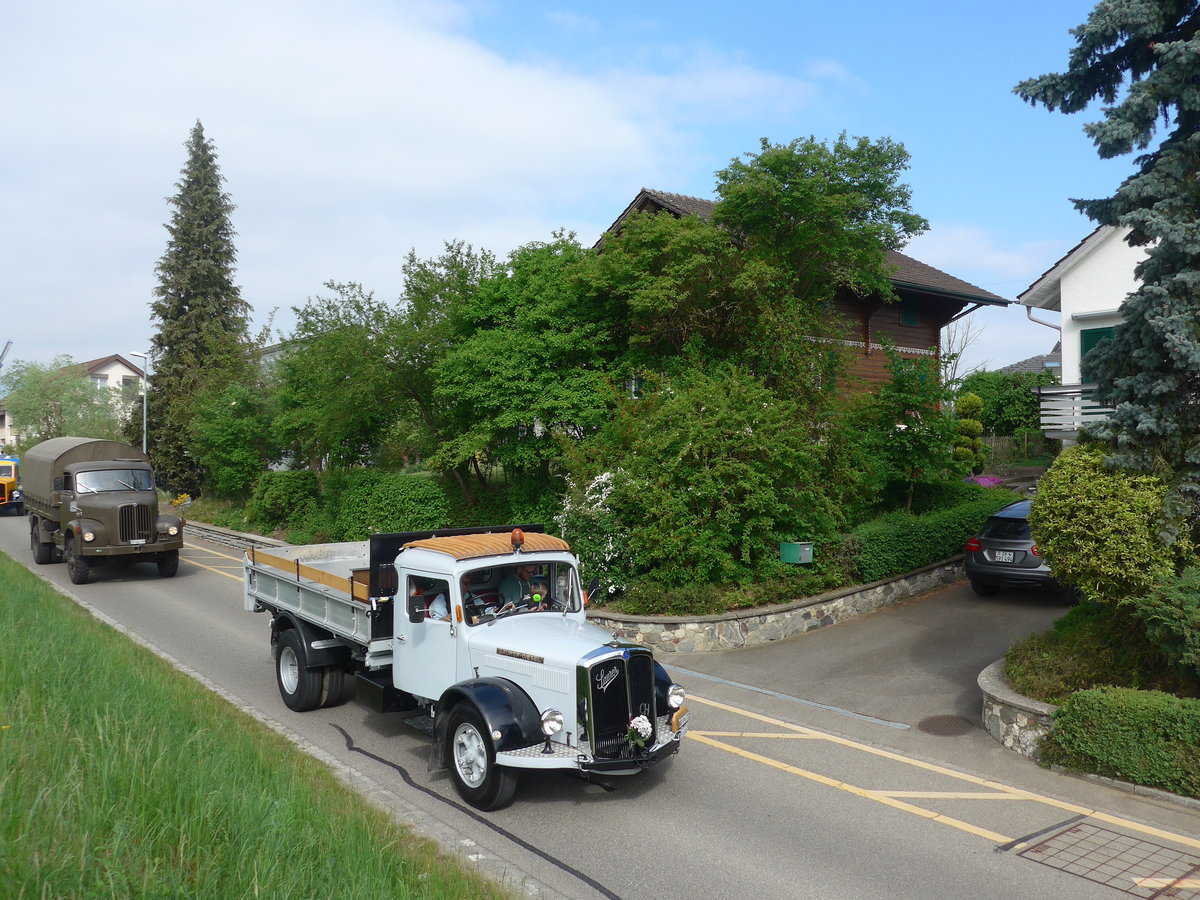 (192'473) - Saurer - VD 394'722 - am 5. Mai 2018 in Attikon, Bahnstrasse