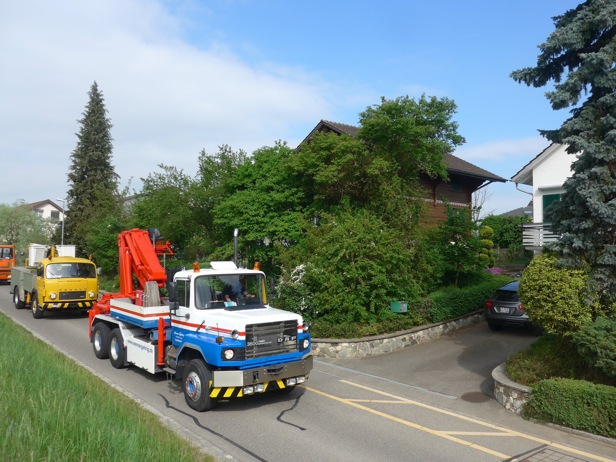 (192'479) - Gehrig, Rudolfstetten - AG 9125 U - DAF am 5. Mai 2018 in Attikon, Bahnstrasse