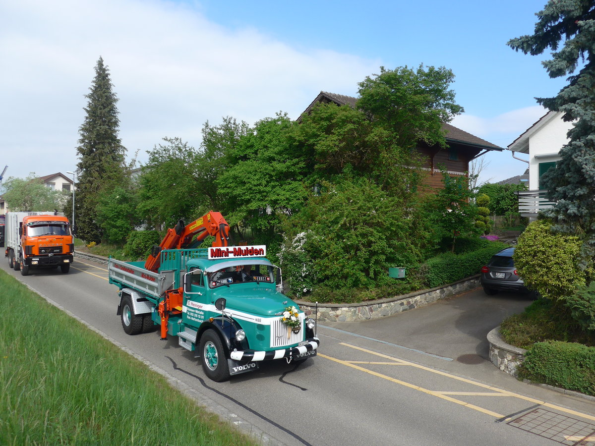 (192'490) - Heiniger, Riet-Neftenbach - ZH 140'704 - Volvo am 5. Mai 2018 in Attikon, Bahnstrasse