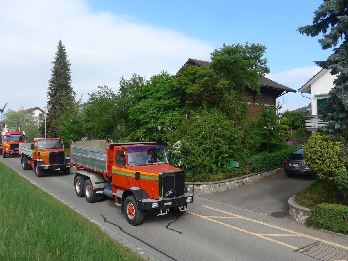 (192'492) - N�ssli, Agasul - ZH 408 U - FBW am 5. Mai 2018 in Attikon, Bahnstrasse