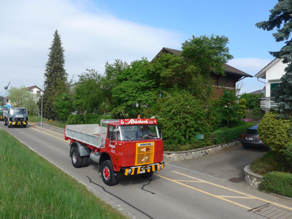(192'497) - Ab�cherli, Sarnen - OW 10'034 - Henschel am 5. Mai 2018 in Attikon, Bahnstrasse