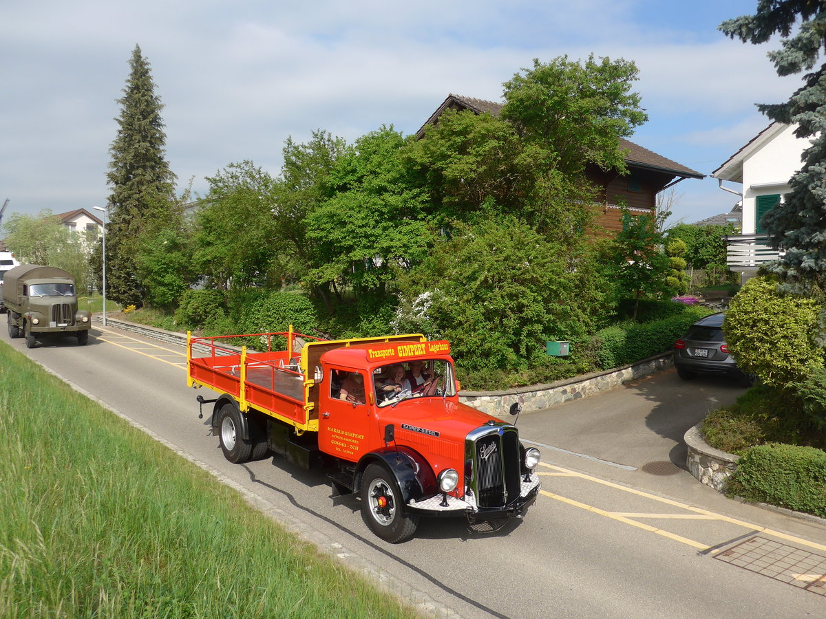 (192'532) - Gimpert, Gossau - TG 203'097 - Saurer am 5. Mai 2018 in Attikon, Bahnstrasse