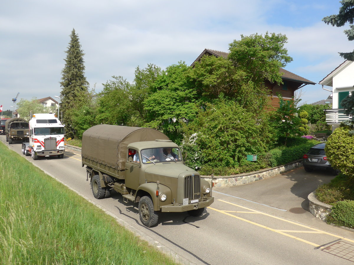 (192'533) - Saurer - TG 2114 U - am 5. Mai 2018 in Attikon, Bahnstrasse