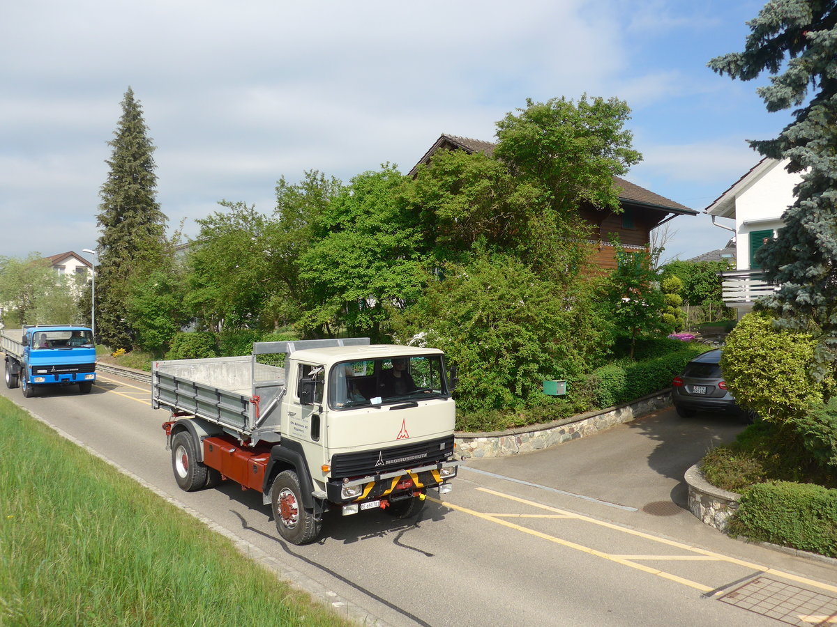 (192'550) - B�hlmann, Riggisberg - BE 650'781 - Magirus-Deutz am 5. Mai 2018 in Attikon, Bahnstrasse