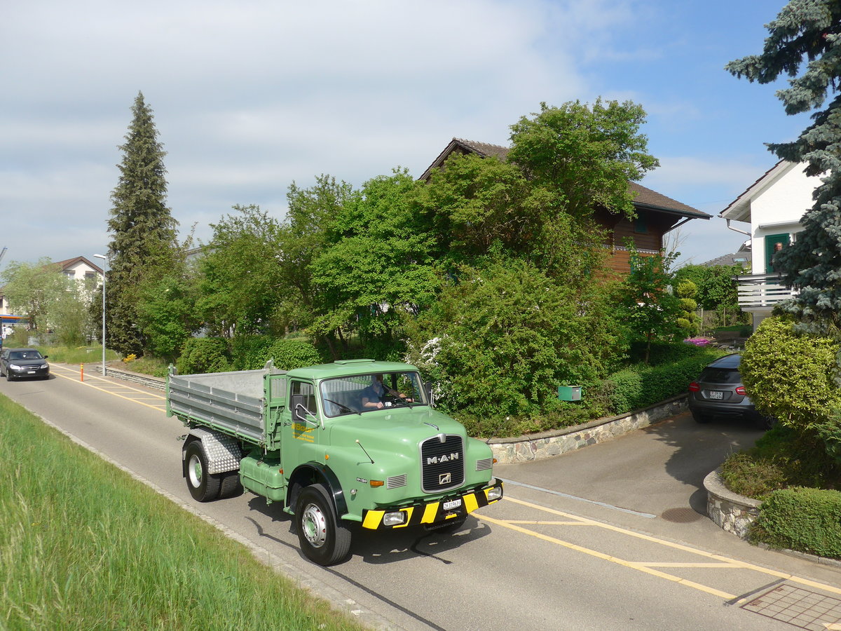 (192'553) - Baur, Wettswil - ZH 31'963 U - MAN am 5. Mai 2018 in Attikon, Bahnstrasse