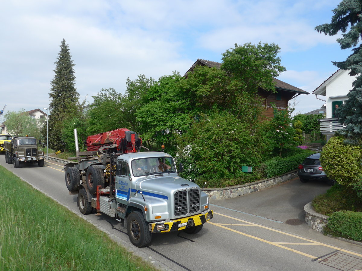 (192'561) - Stadler, Degersheim - ZH 31'046 U - Saurer am 5. Mai 2018 in Attikon, Bahnstrasse