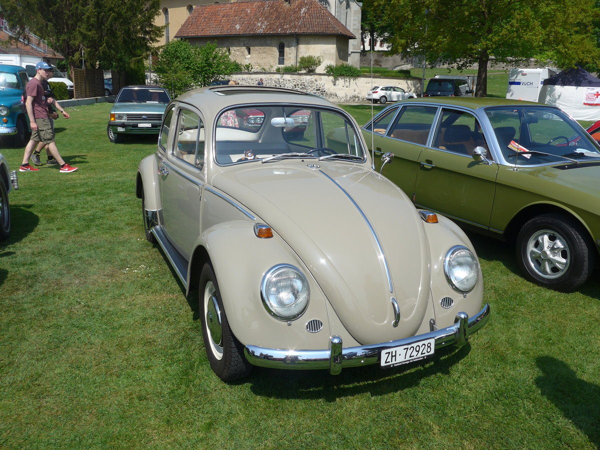 (192'591) - VW-K�fer - ZH 72'928 - am 5. Mai 2018 in Arbon, Arbon Classics