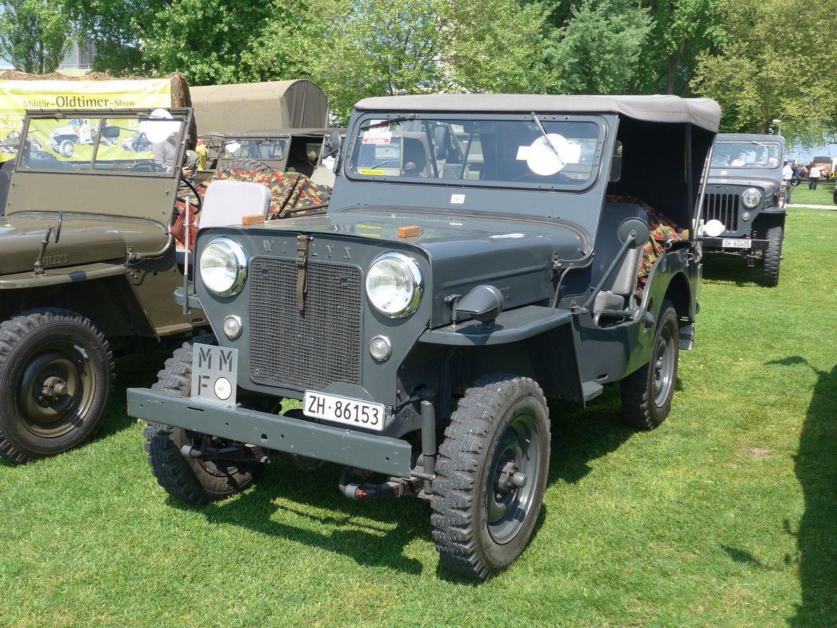 (192'632) - Willys - ZH 86'153 - am 5. Mai 2018 in Arbon, Arbon Classics