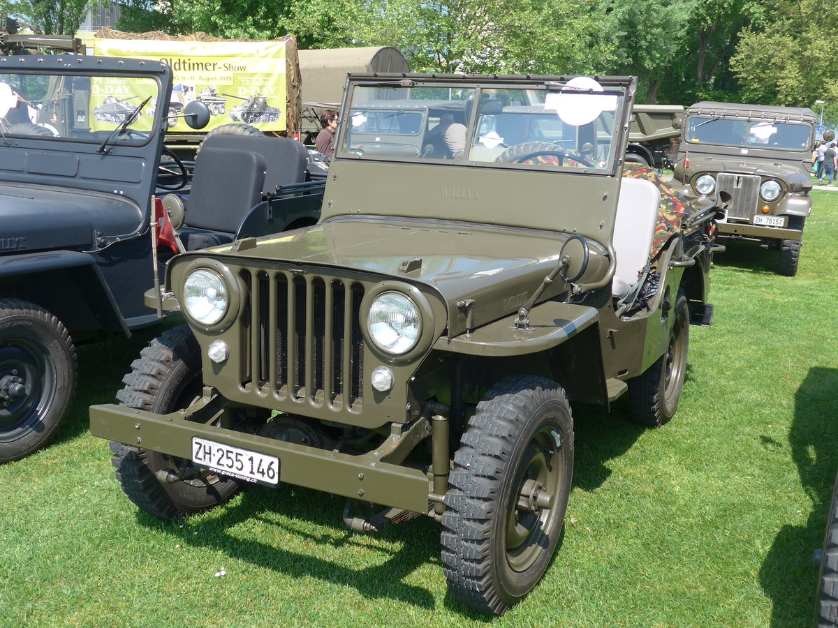 (192'633) - Willys - ZH 255'146 - am 5. Mai 2018 in Arbon, Arbon Classics