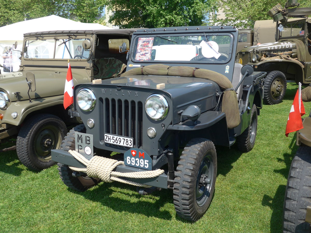 (192'638) - Willys - ZH 569'783 - (ex M+69'395) am 5. Mai 2018 in Arbon, Arbon Classics