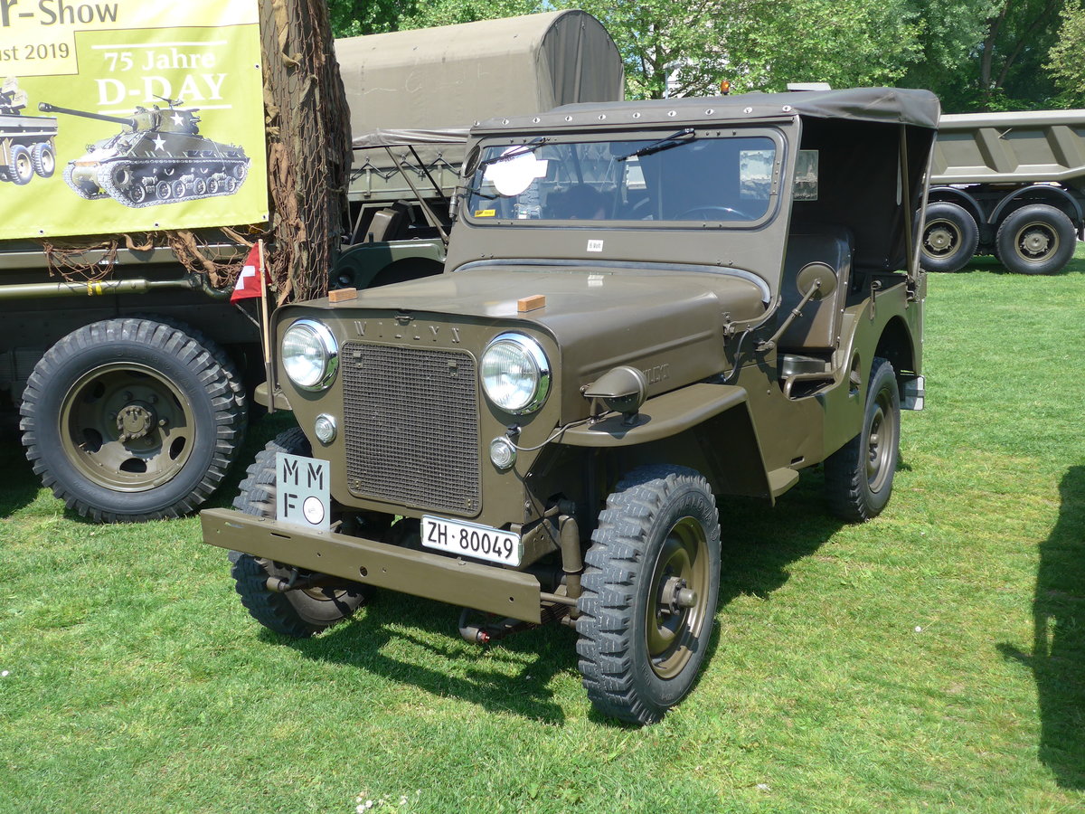 (192'641) - Willys - ZH 80'049 - am 5. Mai 2018 in Arbon, Arbon Classics