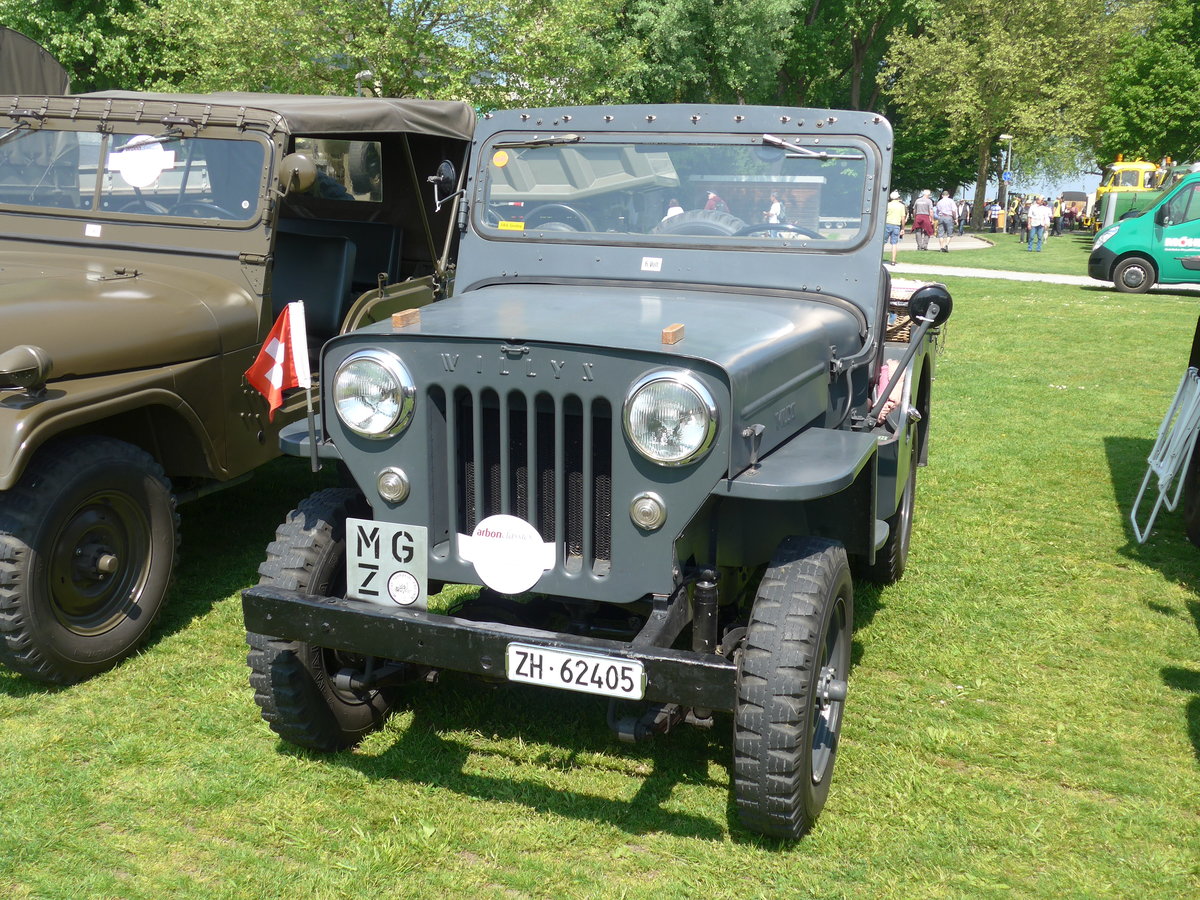 (192'644) - Willys - ZH 62'405 - am 5. Mai 2018 in Arbon, Arbon Classics