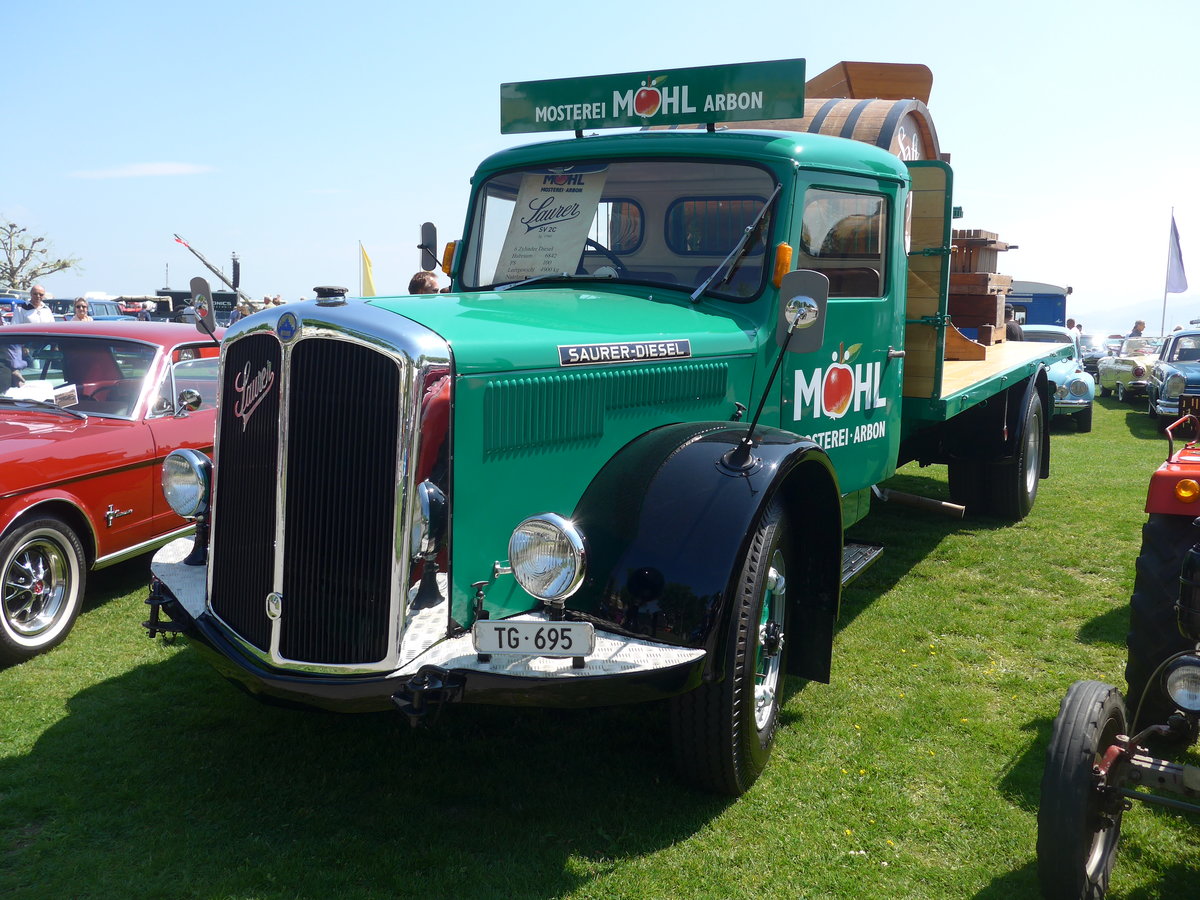 (192'690) - M�hl, Arbon - TG 695 - Saurer am 5. Mai 2018 in Arbon, Arbon Classics