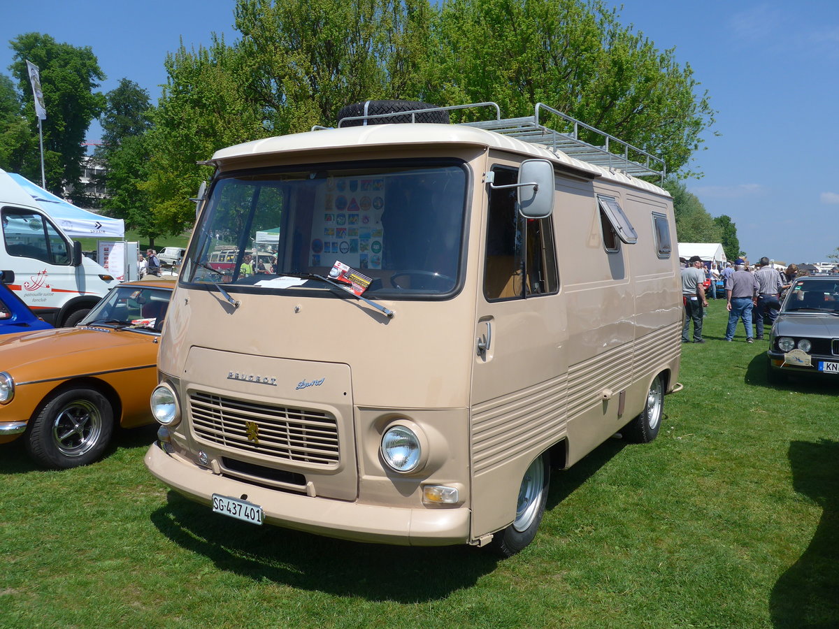 (192'725) - Peugeot - SG 437'401 - am 5. Mai 2018 in Arbon, Arbon Classics