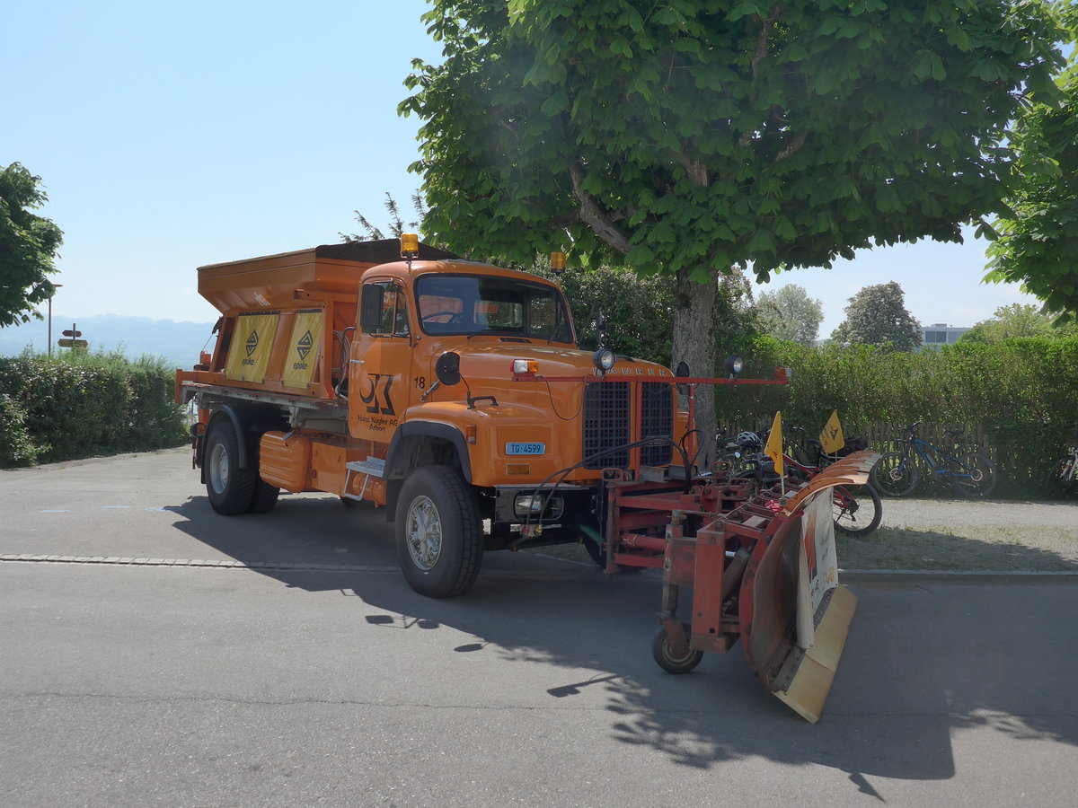 (192'742) - Kugler, Arbon - Nr. 18/TG 4599 - Saurer am 5. Mai 2018 in Arbon, Arbon Classics