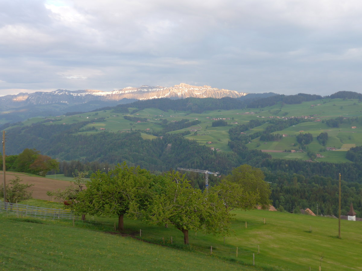 (192'996) - Der Sigriswilergrat am 11. Mai 2018 von der Lueg ob Fahrni aus