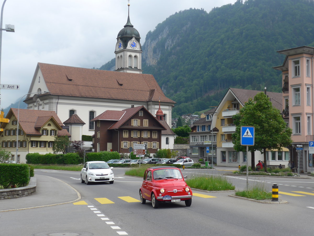 (193'051) - Fiat - AG 52'338 - am 20. Mai 2018 in Wolfenschiessen, Hauptstrasse
