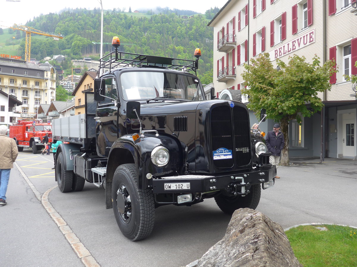 (193'137) - Saurer - OW 102 U - am 20. Mai 2018 in Engelberg, OiO