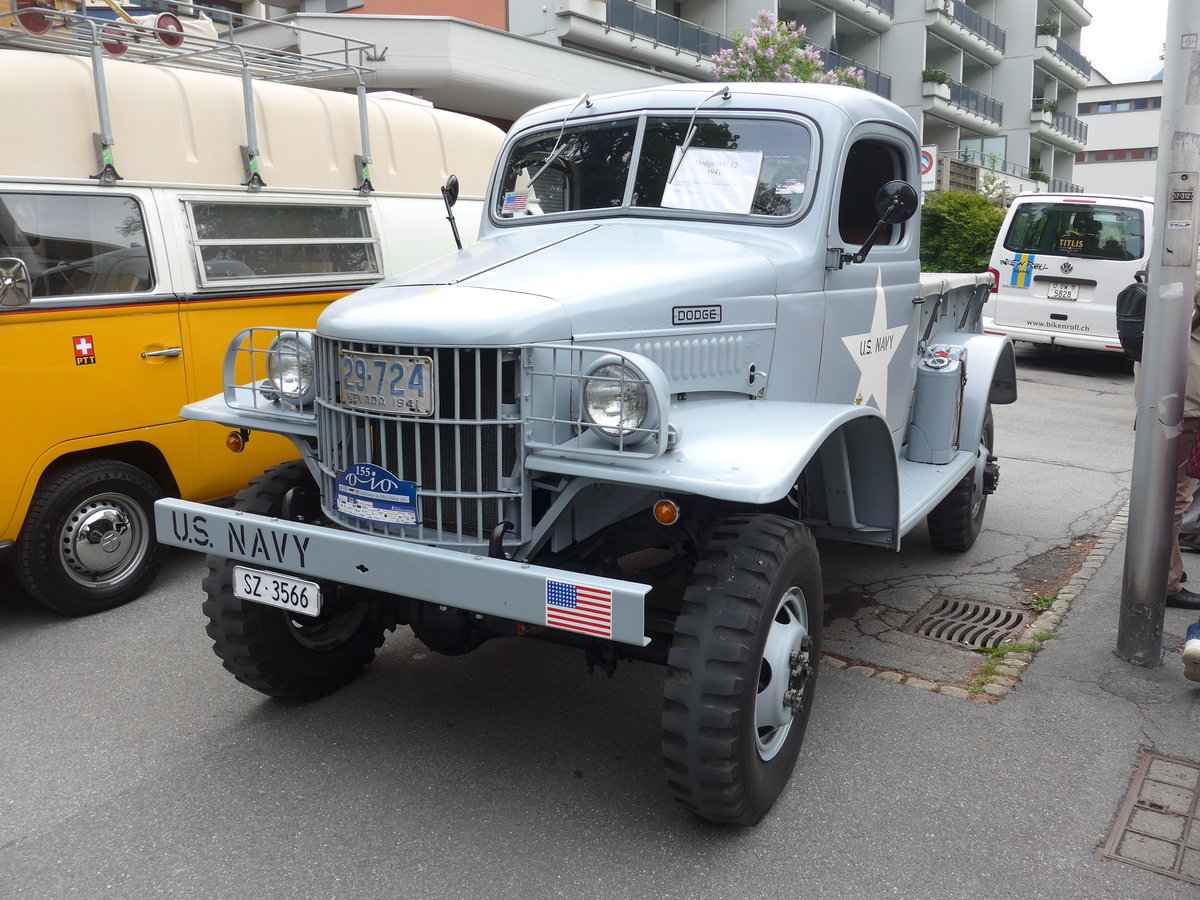 (193'165) - Dodge - SZ 3566 - am 20. Mai 2018 in Engelberg, OiO