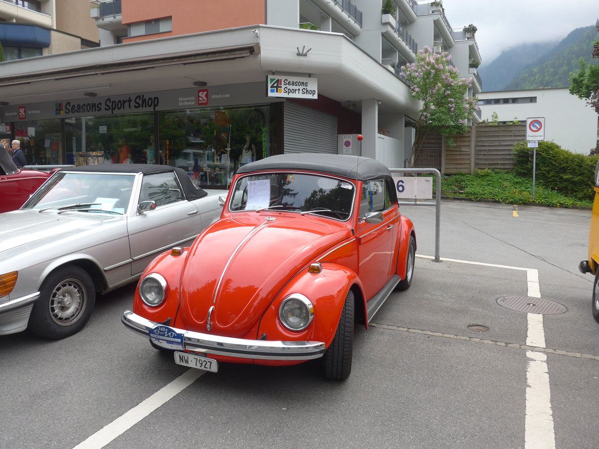 (193'166) - VW-K�fer - NW 7927 - am 20. Mai 2018 in Engelberg, OiO