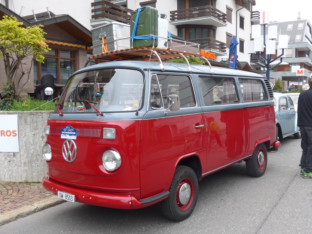 (193'221) - VW-Bus - OW 8503 - am 20. Mai 2018 in Engelberg, OiO