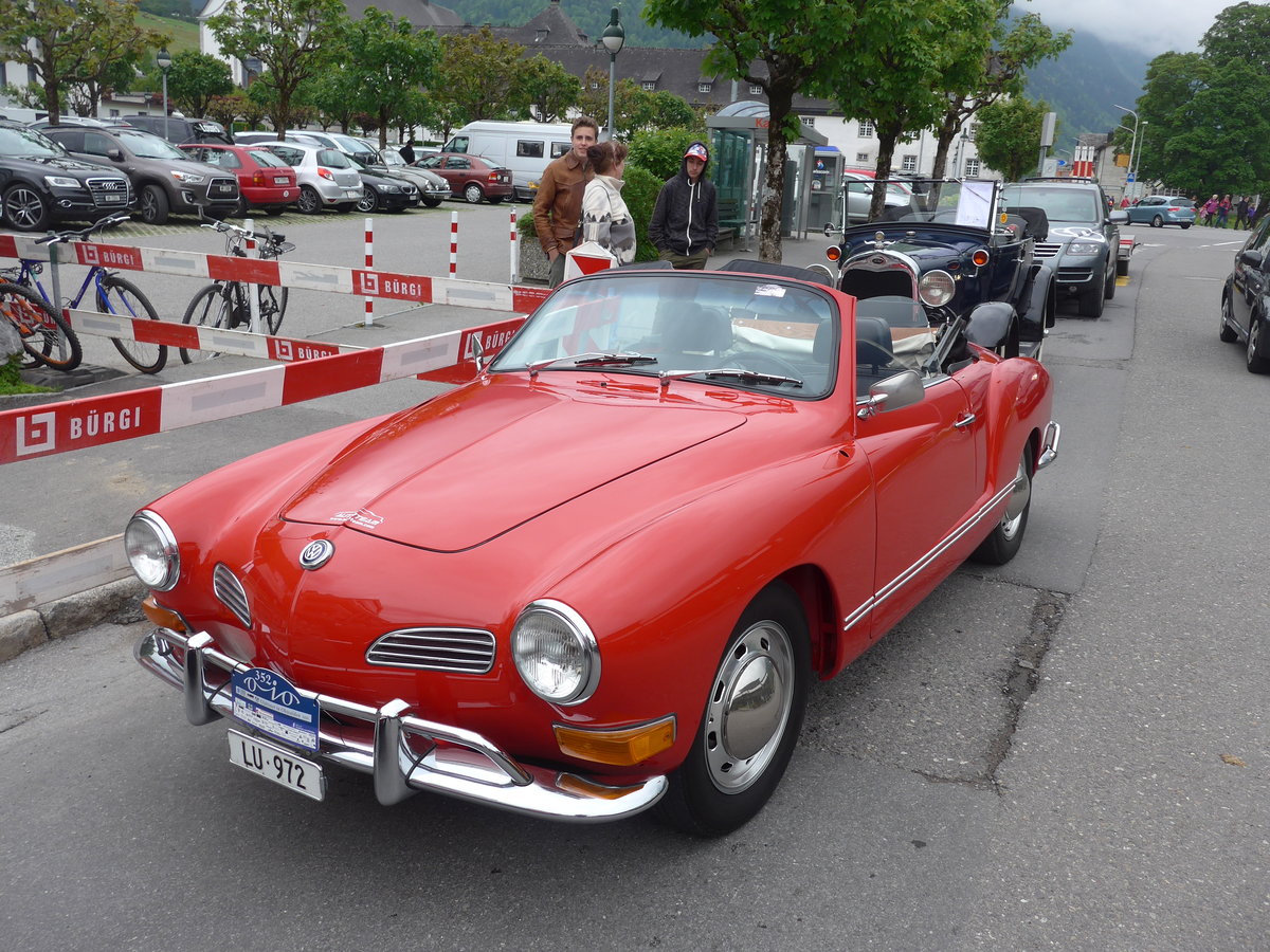 (193'236) - Volkswagen - LU 972 - am 20. Mai 2018 in Engelberg, OiO