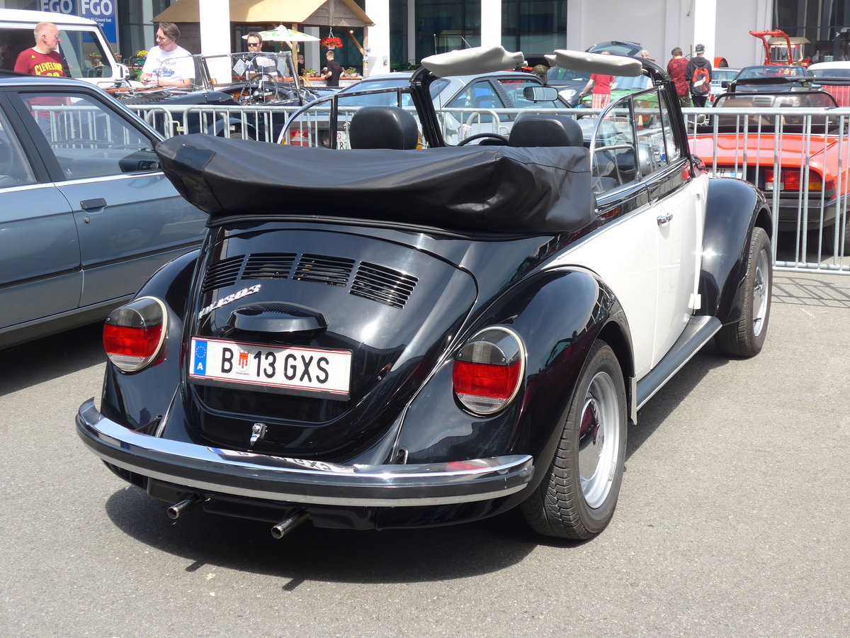 (193'386) - VW-K�fer - B 13 GXS - am 26. Mai 2018 in Friedrichshafen, Messe