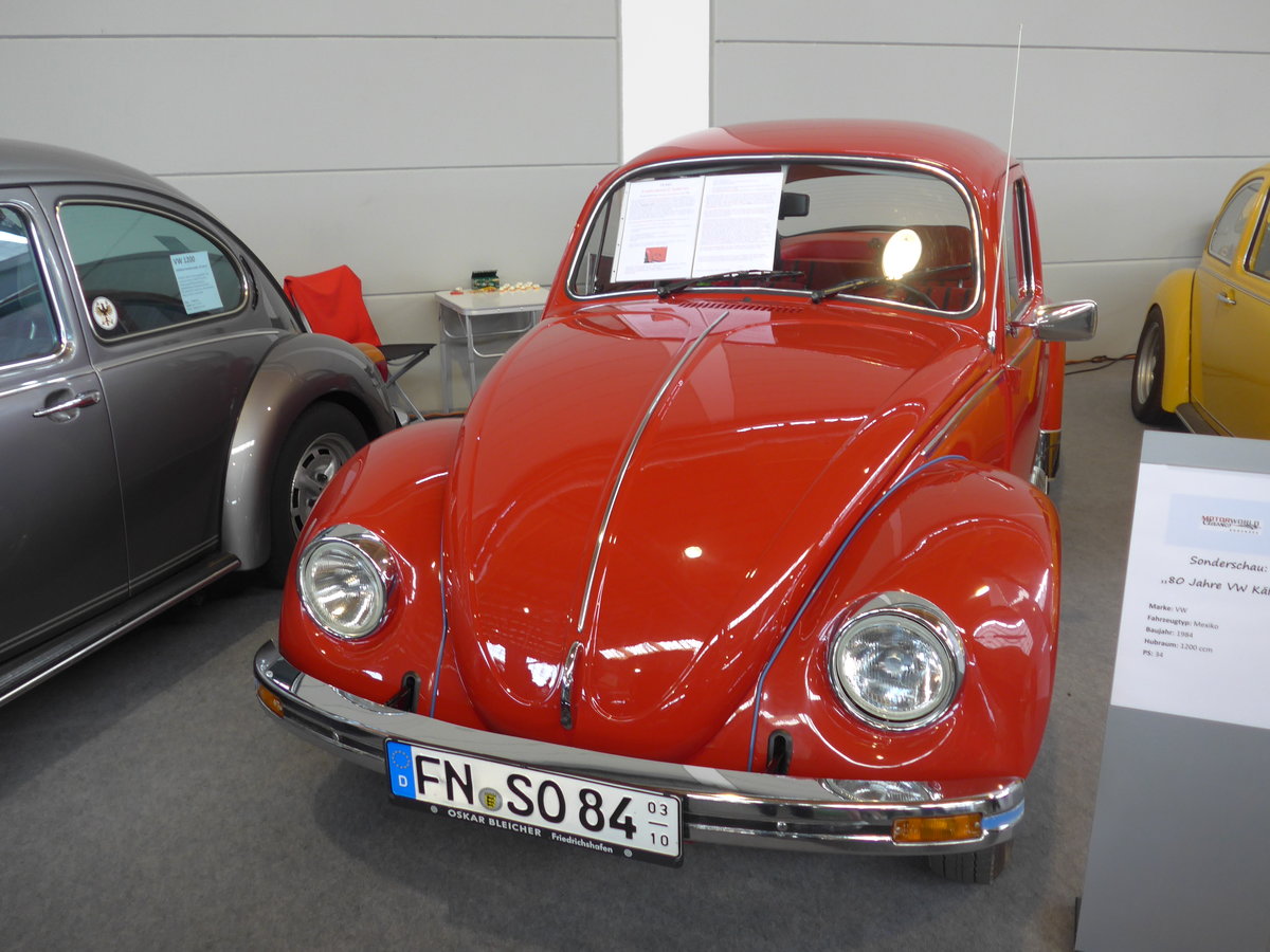 (193'440) - VW-K�fer - FN-SO 84 - am 26. Mai 2018 in Friedrichshafen, Messe