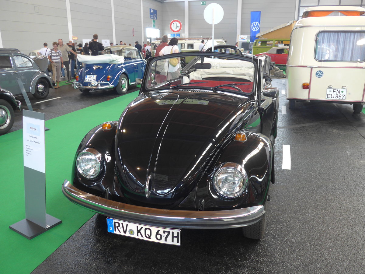 (193'459) - VW-K�fer - RV-KQ 67H - am 26. Mai 2018 in Friedrichshafen, Messe 
