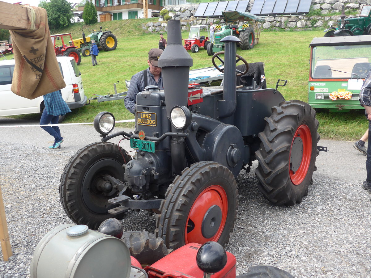 (193'612) - Lanz Bulldog - BE 3074 - am 27. Mai 2018 in Aeschlen