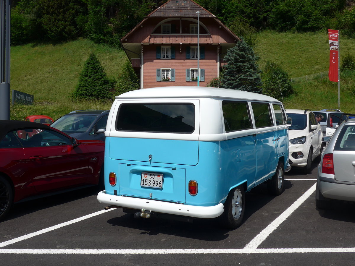 (193'736) - VW-Bus - SO 153'996 - am 3. Juni 2018 in Trubschachen, Kambly