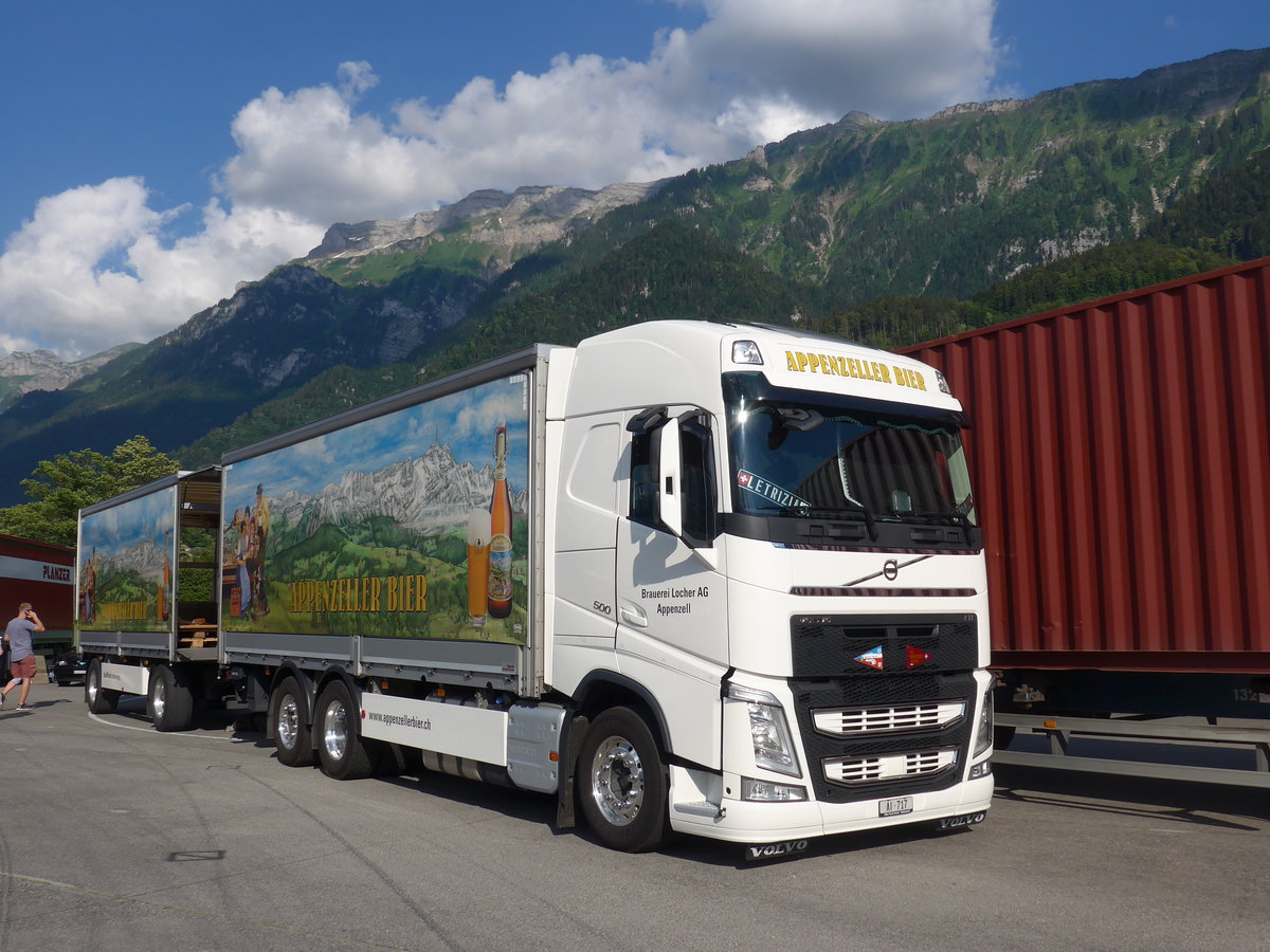 (194'293) - Locher, Appenzell - AI 717 - Volvo am 23. Juni 2018 in Interlaken, Flugplatz