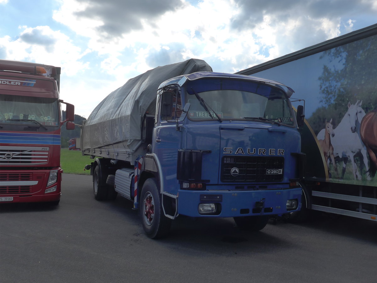 (194'308) - Saurer am 23. Juni 2018 in Interlaken, Flugplatz