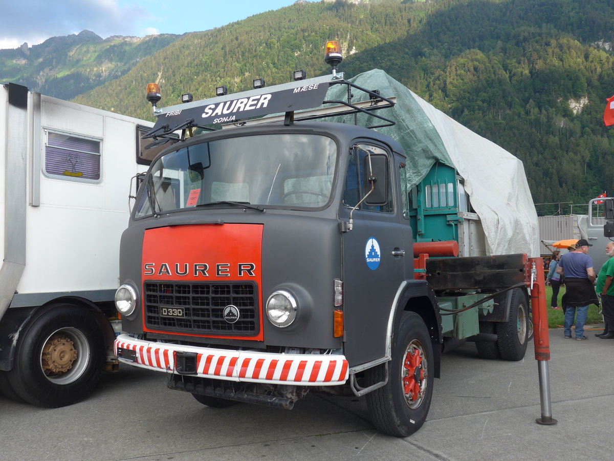 (194'324) - Saurer am 23. Juni 2018 in Interlaken, Flugplatz