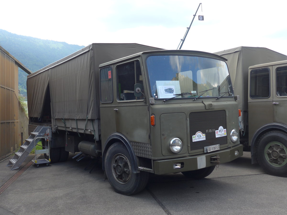 (194'329) - FBW - AG 9380 U - am 23. Juni 2018 in Interlaken, Flugplatz