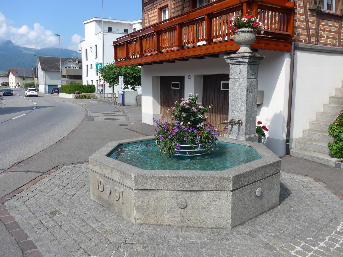 (194'533) - Brunnen von 1991 am 7. Juli 2018 in Benken
