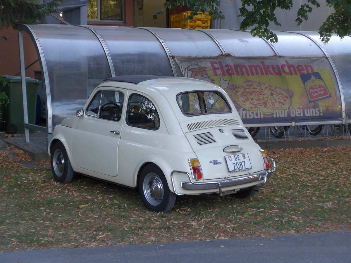 (195'190) - Fiat - BE 2087 - am 26. Juli 2018 in Thun, Lachenwiese