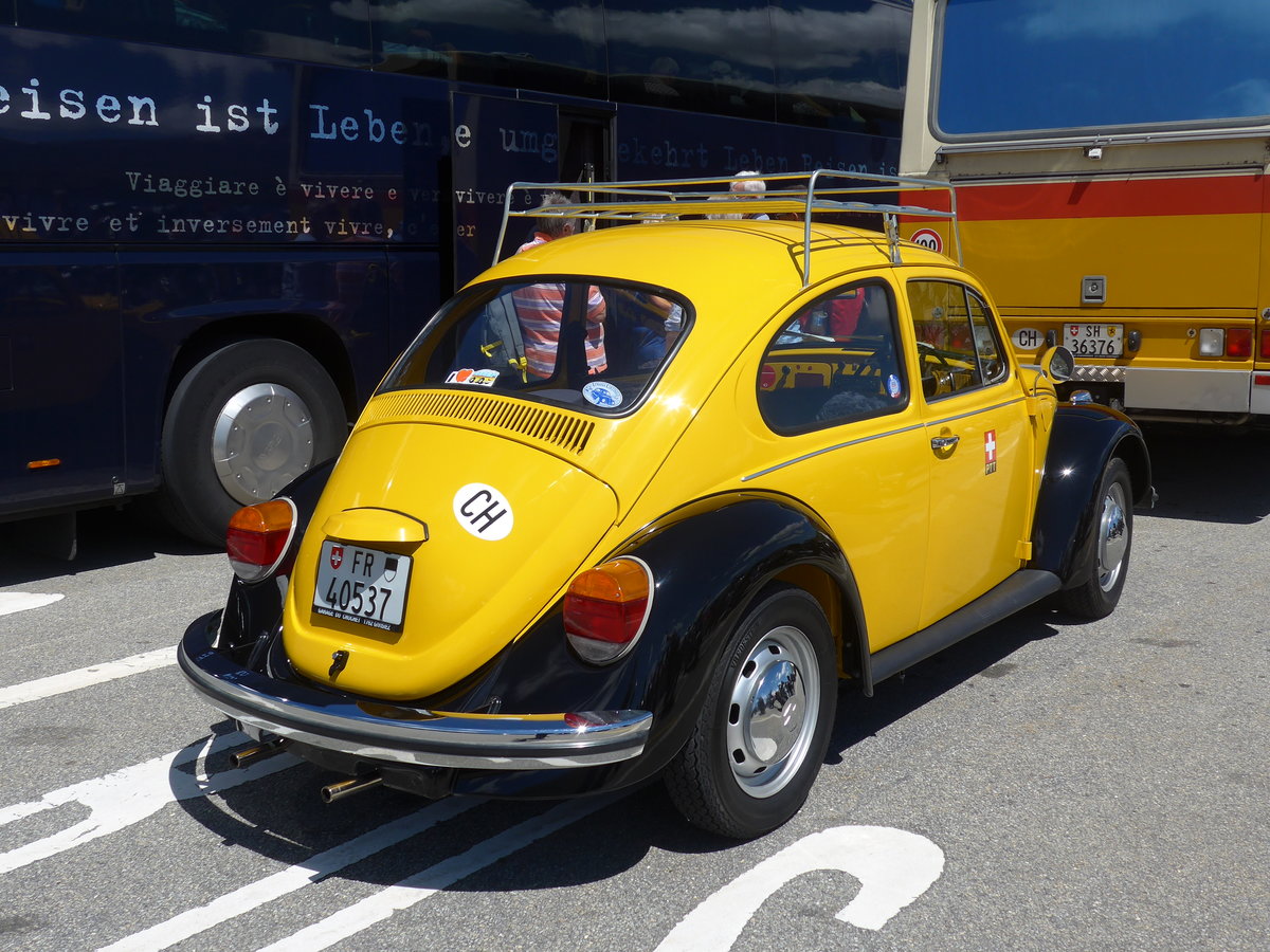 (195'278) - VW-K�fer - FR 40'537 - (ex PTT) am 29. Juli 2018 auf dem Grimselpass