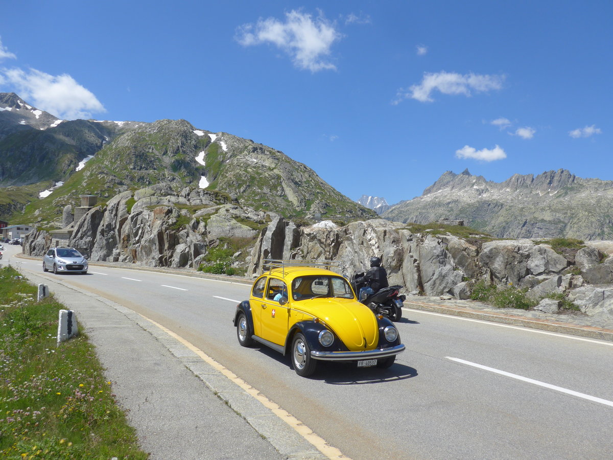 (195'292) - VW-K�fer - FR 40'537 - (ex PTT) am 29. Juli 2018 auf dem Grimselpass